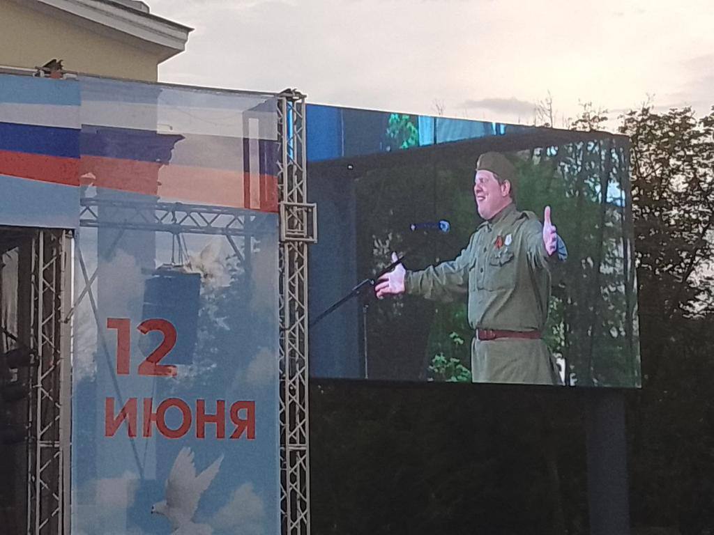 Артист Театра Армии выступил в Белгороде